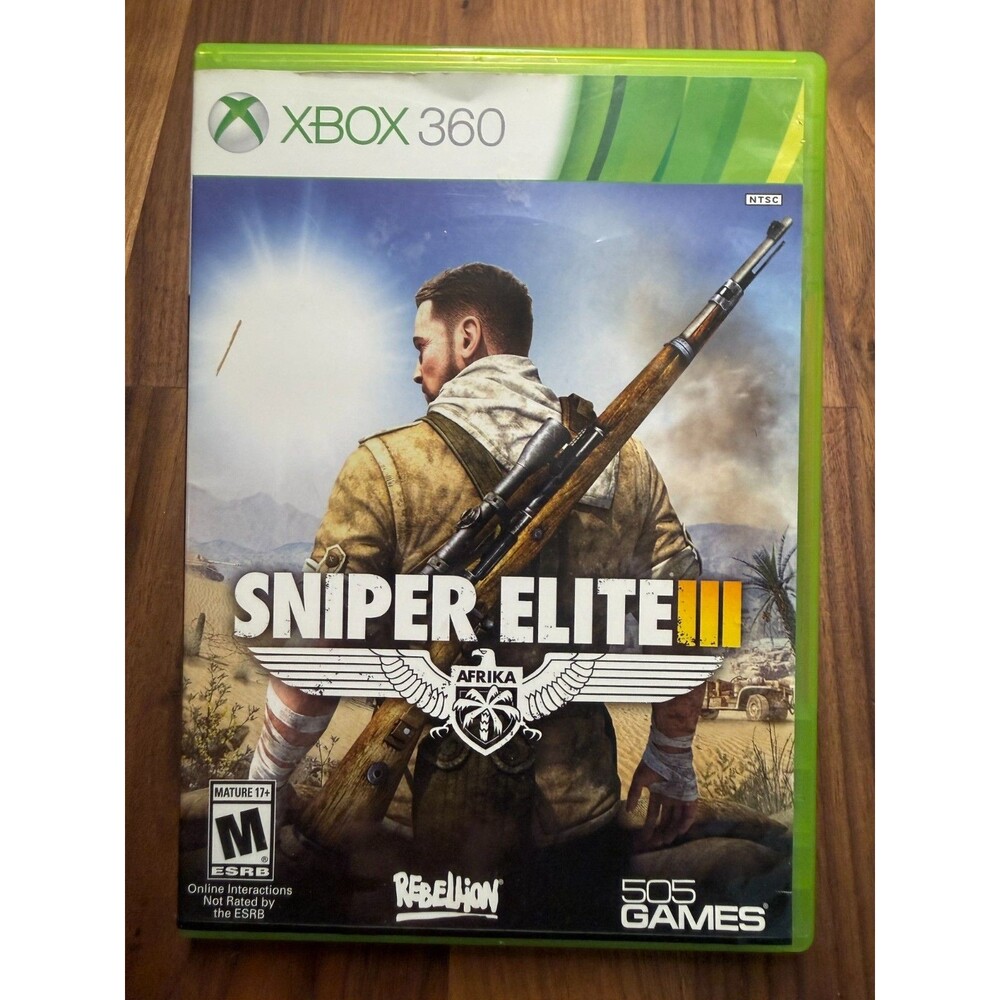 Sniper Elite III (Microsoft Xbox 360, 2015) Complete CIB w/ MANUAL